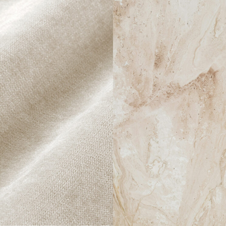Ersatzbezug für Levi Ecksofa 03 - Soft-Canvas – Travertineweiß